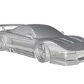 Mô hình 3D Honda NSX Type R 1992-1995 Racing đầy phong cách - Thumbnail 2