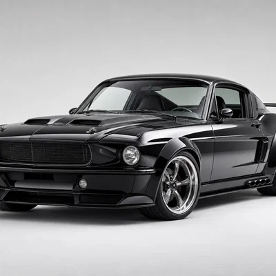 Mô hình Ford Mustang Fastback 1965-1968 phong cách đua cho in 3D