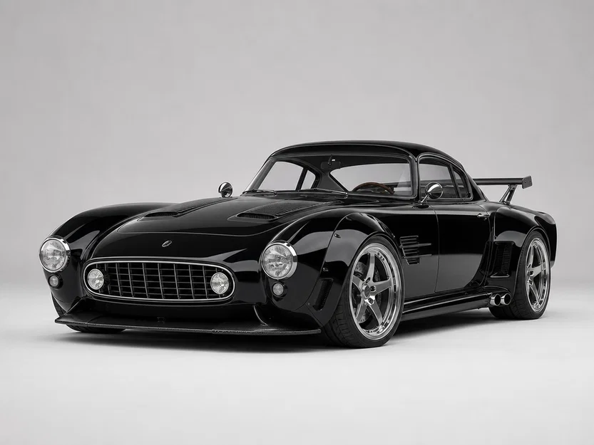 Mô hình in 3D xe đua cổ điển FIAT 8V Supersonic Ghia 1953 - Image 1