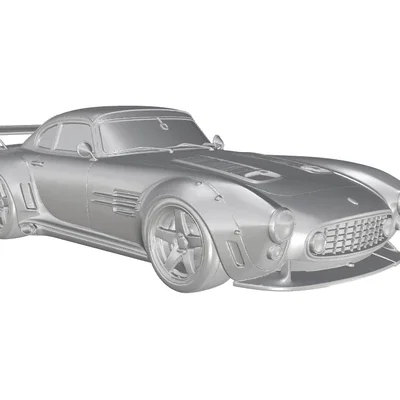 Mô hình in 3D xe đua cổ điển FIAT 8V Supersonic Ghia 1953