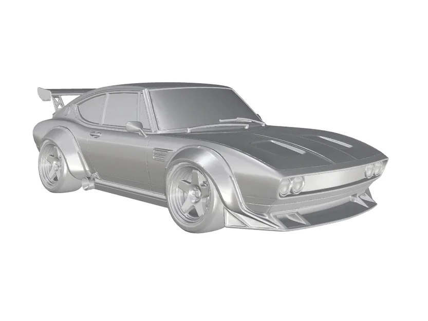 Mô hình in 3D Fiat Dino Coupe Bertone 1967-1972 phong cách xe đua - Image 2