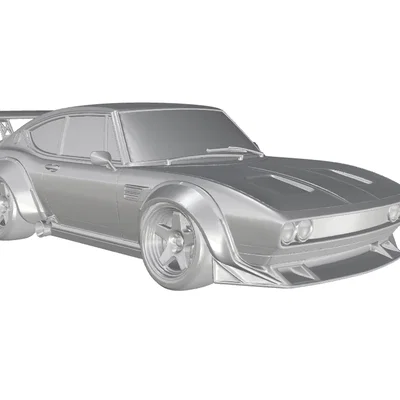 Mô hình in 3D Fiat Dino Coupe Bertone 1967-1972 phong cách xe đua