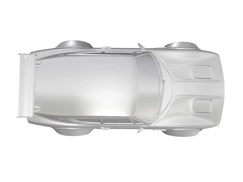 Mô hình in 3D Fiat Dino Coupe Bertone 1967-1972 phong cách xe đua - Image 3