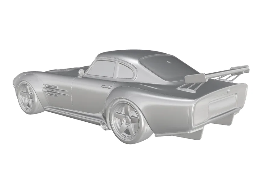 Mô hình in 3D xe đua cổ điển FIAT 8V Supersonic Ghia 1953 - Image 5