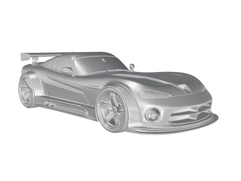 Mô hình in 3D xe Dodge Viper GTS 1996-2002 Racing hầm hố - Image 2