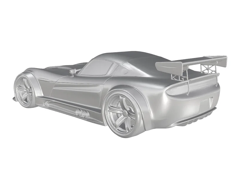 Mô hình in 3D xe Dodge Viper GTS 1996-2002 Racing hầm hố - Image 4