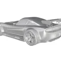 Mô hình in 3D xe Dodge Viper GTS 1996-2002 Racing hầm hố - Thumbnail 4
