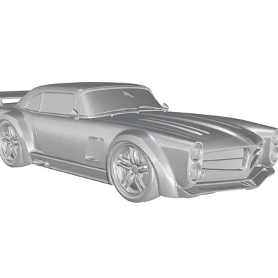 Mô hình xe đua cổ điển Facel Vega HK 500 (1958-1961) in 3D