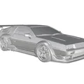 Mô hình siêu xe Delorean DMC-12 phiên bản đua 1981-1983 - Thumbnail 2