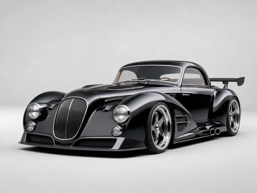 Mô hình xe đua 3D Delahaye 135MS 175 S Racing cổ điển - Image 1