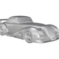 Mô hình xe đua 3D Delahaye 135MS 175 S Racing cổ điển - Thumbnail 2