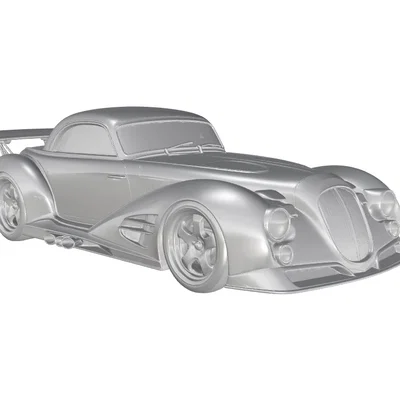 Mô hình xe đua 3D Delahaye 135MS 175 S Racing cổ điển