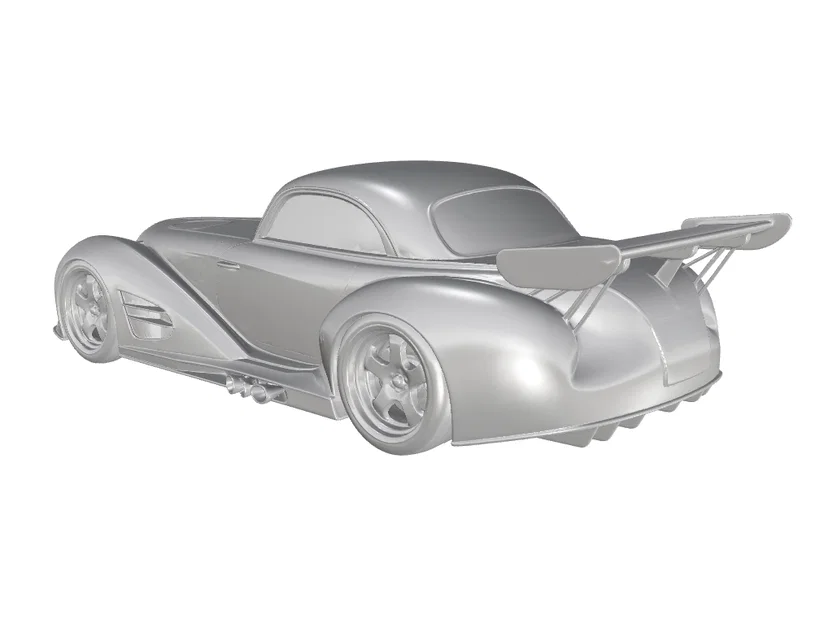 Mô hình xe đua 3D Delahaye 135MS 175 S Racing cổ điển - Image 3