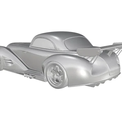 Mô hình xe đua 3D Delahaye 135MS 175 S Racing cổ điển