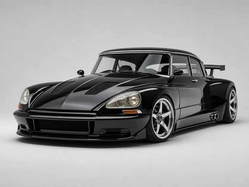 Mô hình in 3D xe đua cổ điển Citroen DS 19 Racing - Image 1