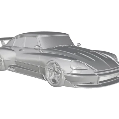 Mô hình in 3D xe đua cổ điển Citroen DS 19 Racing