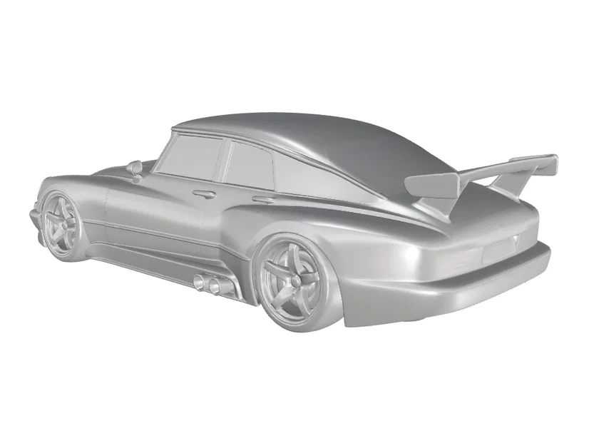 Mô hình in 3D xe đua cổ điển Citroen DS 19 Racing - Image 4