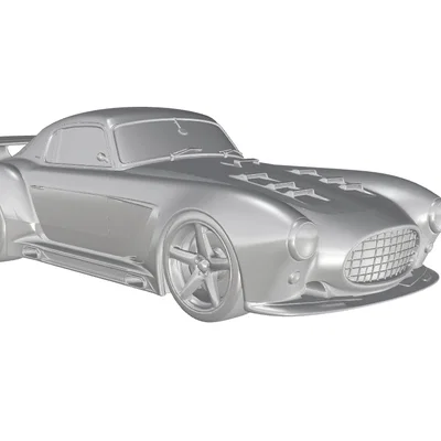 Mô hình in 3D xe đua cổ điển Cisitalia 202 Coupe Pininfarina
