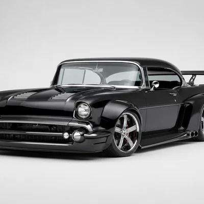 Mô hình in 3D xe đua Chevrolet Bel Air 1957 đầy phong cách