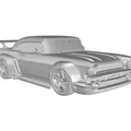 Mô hình in 3D xe đua Chevrolet Bel Air 1957 đầy phong cách - Thumbnail 2