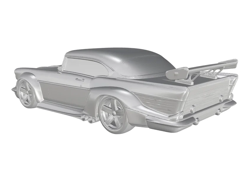 Mô hình in 3D xe đua Chevrolet Bel Air 1957 đầy phong cách - Image 4