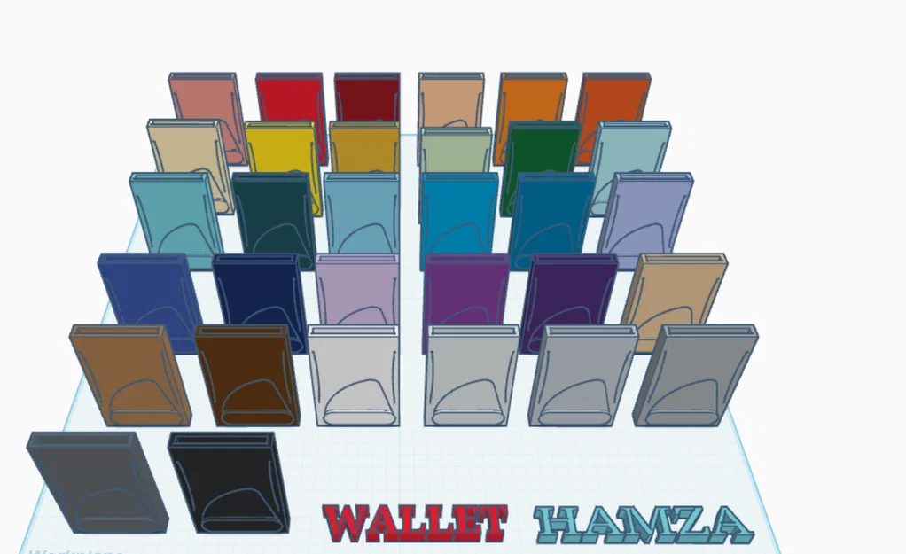 Mẫu ví đựng thẻ tối giản in 3D (WALLET) - Image 1