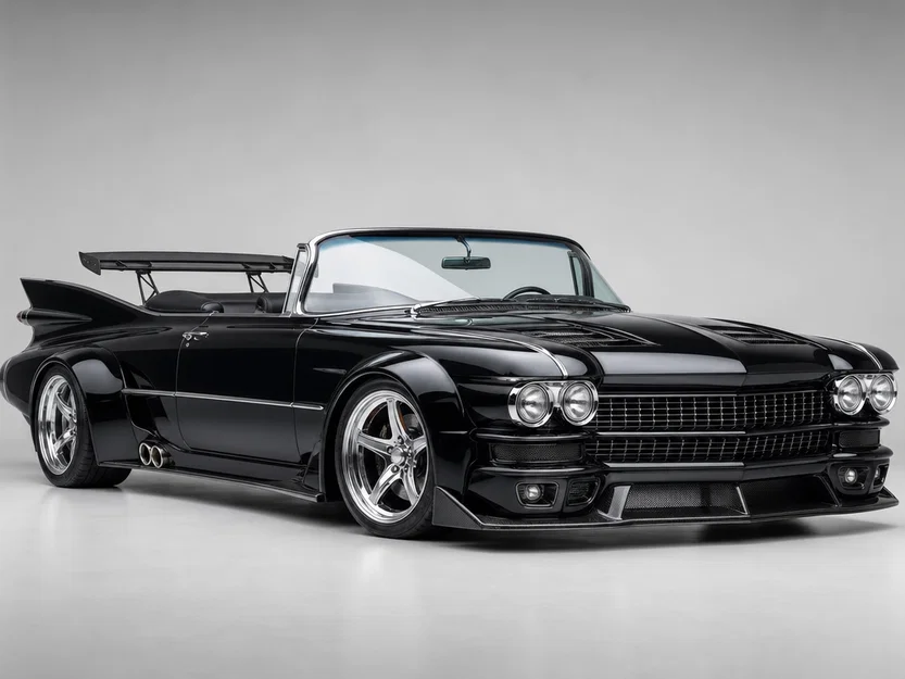 Mô hình 3D xe đua Cadillac Serie 62 Convertible 1959 ấn tượng - Image 1