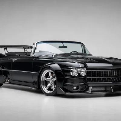 Mô hình 3D xe đua Cadillac Serie 62 Convertible 1959 ấn tượng