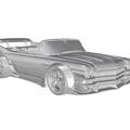 Mô hình 3D xe đua Cadillac Serie 62 Convertible 1959 ấn tượng - Thumbnail 2