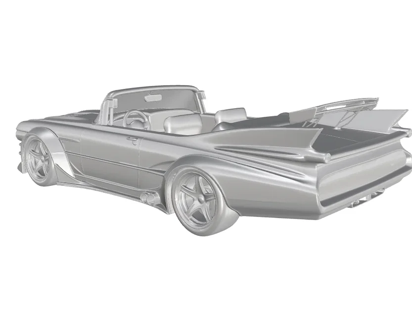Mô hình 3D xe đua Cadillac Serie 62 Convertible 1959 ấn tượng - Image 4