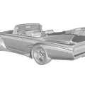 Mô hình 3D xe đua Cadillac Serie 62 Convertible 1959 ấn tượng - Thumbnail 4