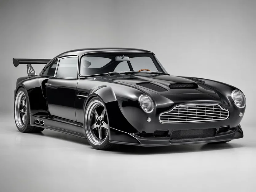 Mô hình 3D xe đua cổ điển Aston Martin DB4 GT DB5 1959-1965 - Image 1