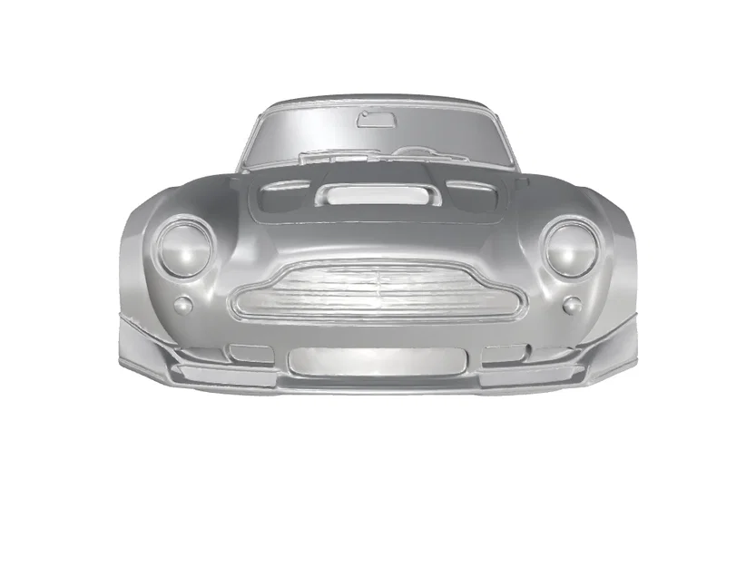 Mô hình 3D xe đua cổ điển Aston Martin DB4 GT DB5 1959-1965 - Image 3