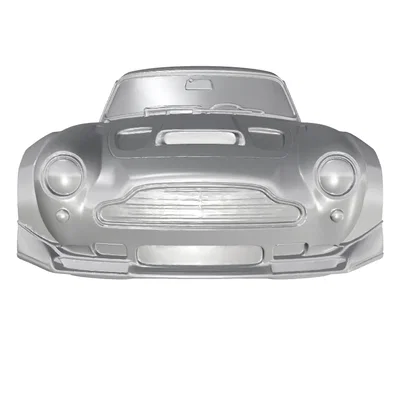 Mô hình 3D xe đua cổ điển Aston Martin DB4 GT DB5 1959-1965