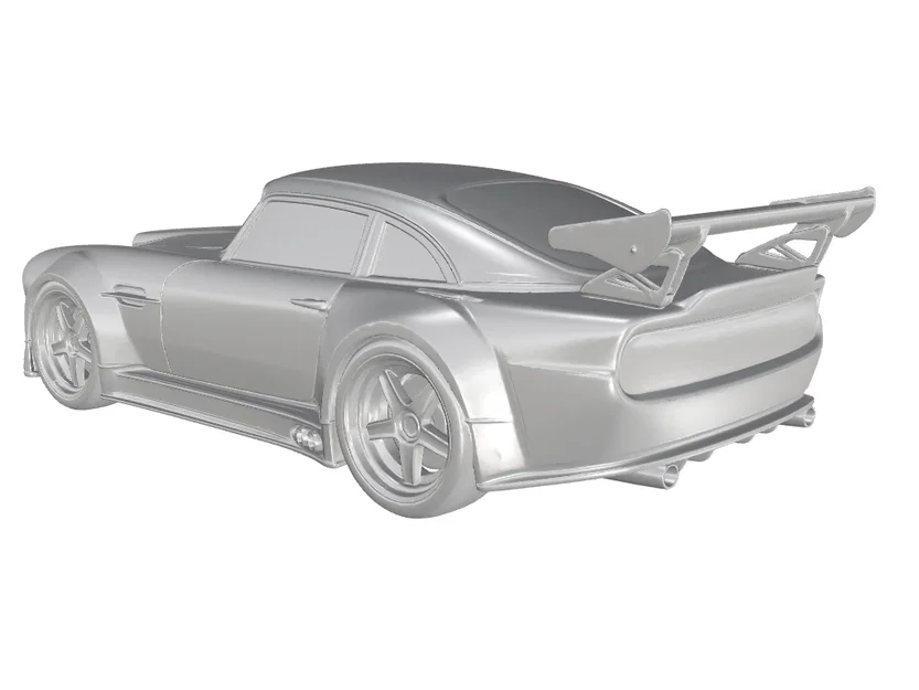 Mô hình 3D xe đua cổ điển Aston Martin DB4 GT DB5 1959-1965 - Image 5