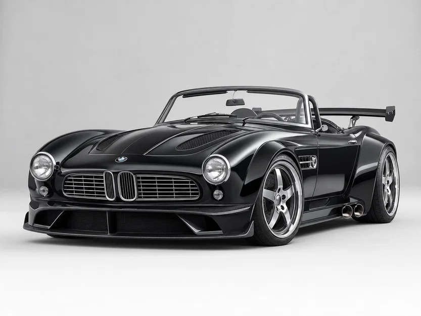 Mô hình BMW 507 Roadster 1956-1959 phong cách xe đua - Image 1