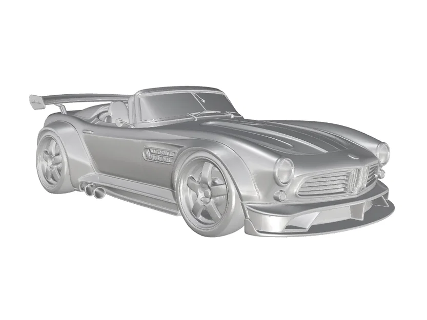 Mô hình BMW 507 Roadster 1956-1959 phong cách xe đua - Image 2