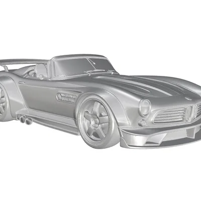 Mô hình BMW 507 Roadster 1956-1959 phong cách xe đua