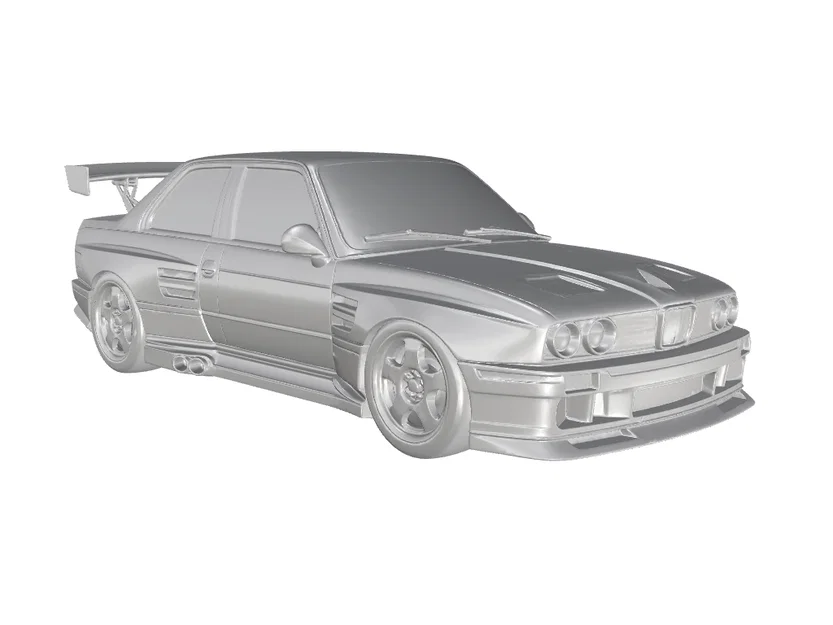 Mô hình 3D xe đua BMW E30 M3 1986-1991 cực chi tiết - Image 2