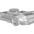 Mô hình BMW 507 Roadster 1956-1959 phong cách xe đua - Thumbnail 5