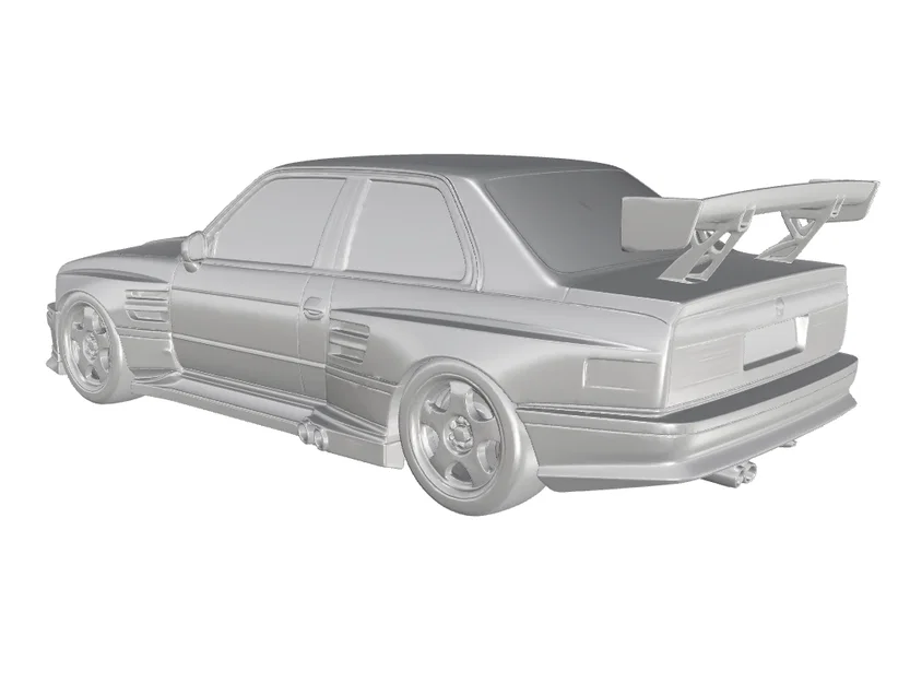 Mô hình 3D xe đua BMW E30 M3 1986-1991 cực chi tiết - Image 4