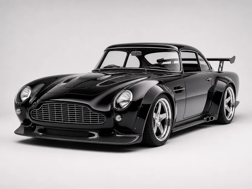Mô hình 3D xe đua cổ điển Aston Martin DB2 4 MK II 1955 - Image 1
