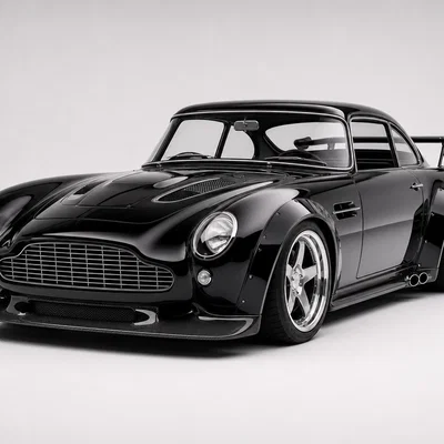 Mô hình 3D xe đua cổ điển Aston Martin DB2 4 MK II 1955