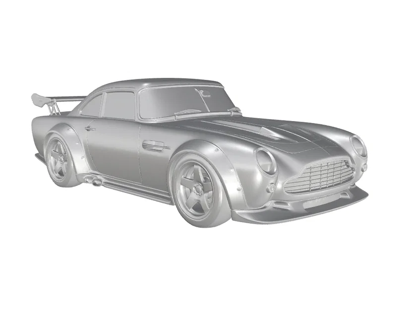 Mô hình 3D xe đua cổ điển Aston Martin DB2 4 MK II 1955 - Image 2