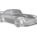 Mô hình 3D xe đua cổ điển Aston Martin DB2 4 MK II 1955 - Thumbnail 2
