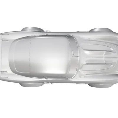 Mô hình 3D xe đua cổ điển Aston Martin DB2 4 MK II 1955
