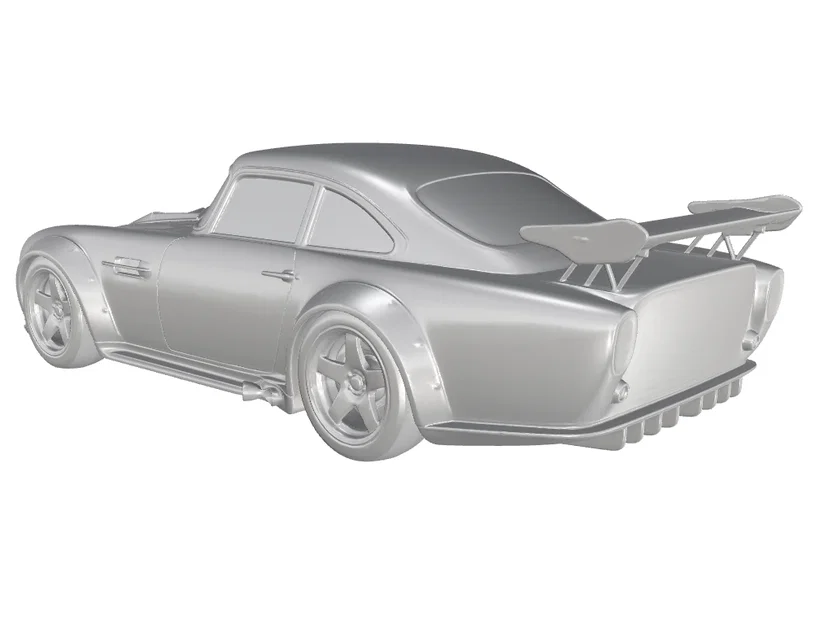 Mô hình 3D xe đua cổ điển Aston Martin DB2 4 MK II 1955 - Image 4