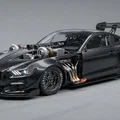 Mô hình xe đua Roadster American Style Racing #7 cho máy in 3D - Thumbnail 1