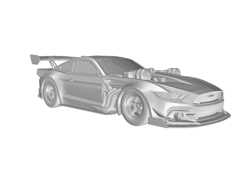 Mô hình xe đua Roadster American Style Racing #7 cho máy in 3D - Image 2