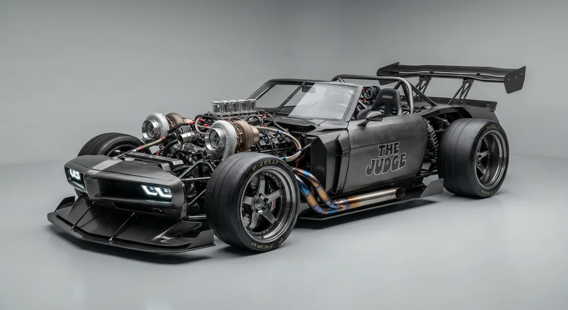 Mô hình xe đua Roadster American Style Racing hầm hố (File 3D) - Image 1